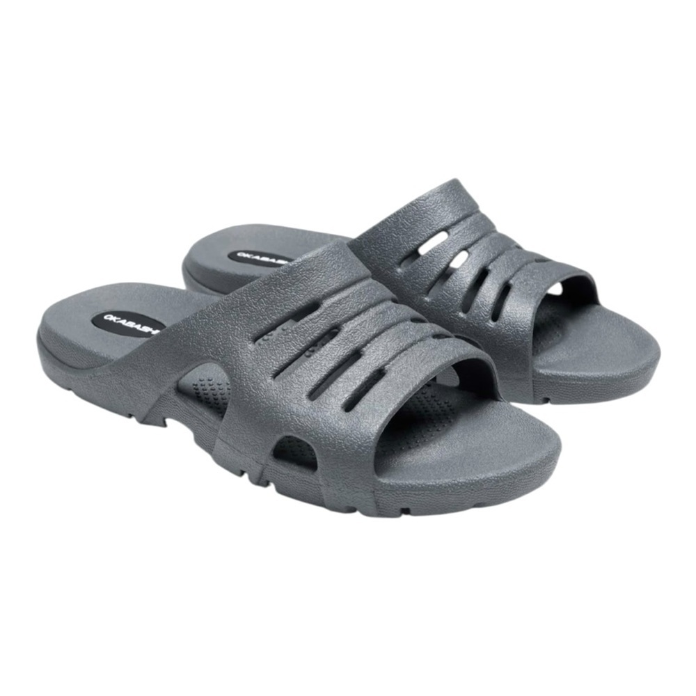 OKABASHI Vegan Slate Gray Eurosport Unisex Adult Sandals XL NWT